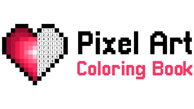 Pixel Art Coloring Book Logo