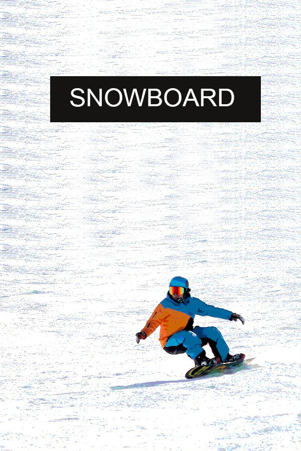 Snowboard for steam