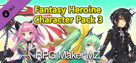 RPG Maker MZ -  Fantasy Heroine Character Pack 3