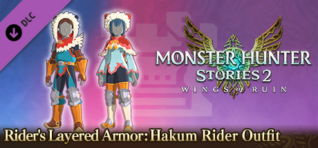 Monster Hunter Stories 2: Wings of Ruin - Rider's Layered Armor: Hakum Rider Outfit cover art