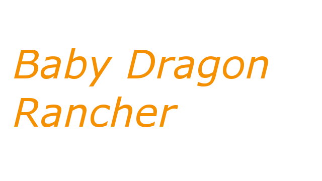 Baby Dragon Rancher Logo