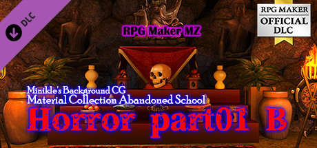 RPG Maker MZ - Minikle's Background CG Material Collection Abandoned School  Horror part01 B cover art