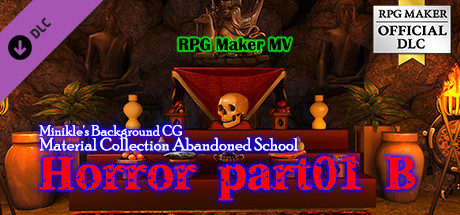 RPG Maker MV - Minikle's Background CG Material Collection Abandoned School  Horror part01 B cover art