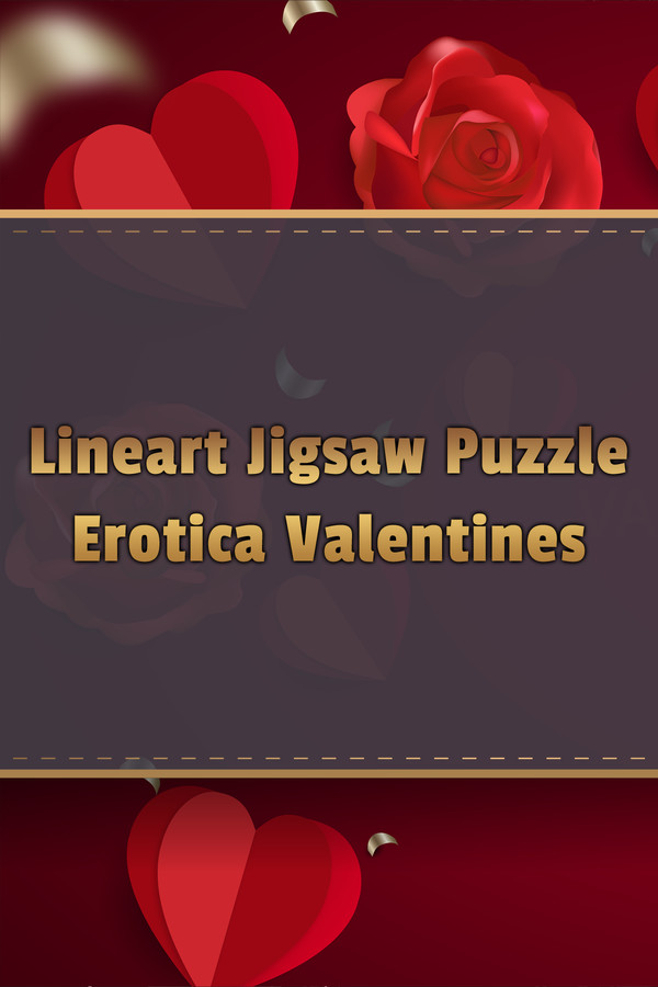 Steam portrait for LineArt Jigsaw Puzzle - Erotica Valentines.
