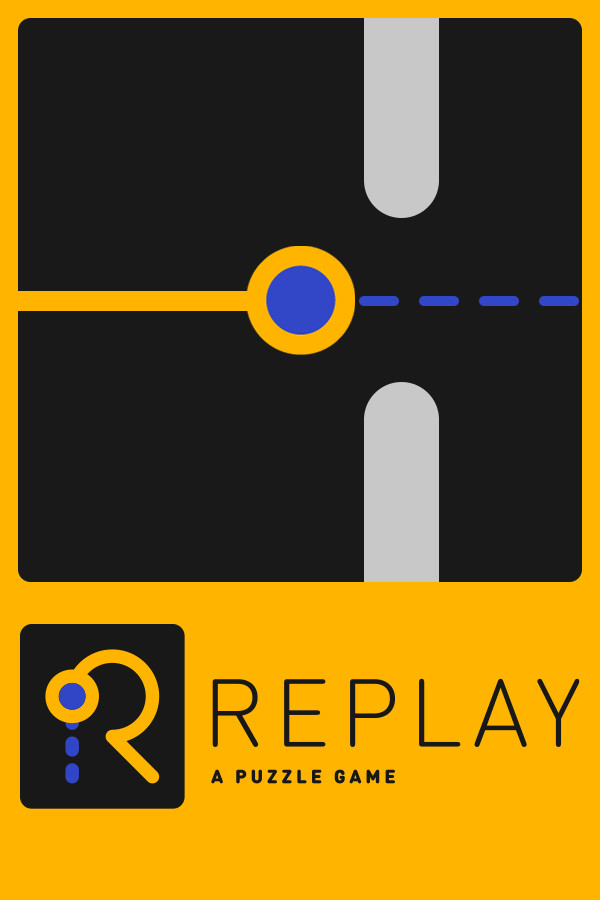 Steam portrait for Replay-A Puzzle Game.