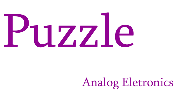 Puzzletronics Analog Eletronics Logo