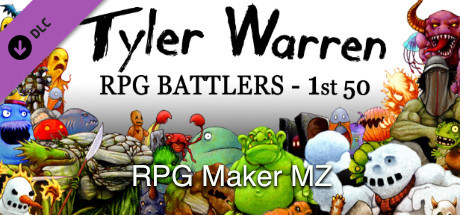 RPG Maker MZ - Tyler Warren RPG Battlers - 1st 50 cover art