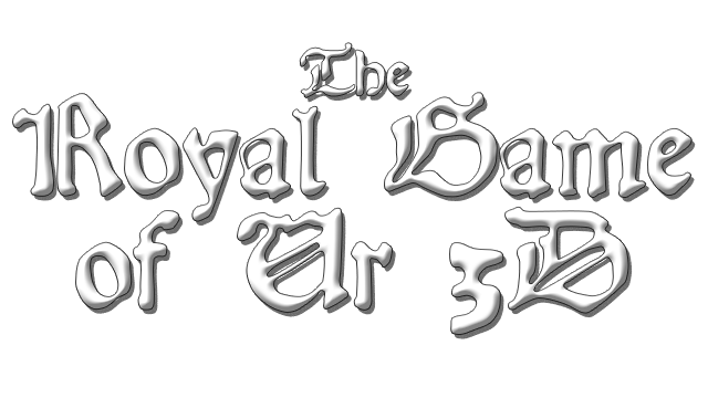 The Royal Game of Ur 3D Logo
