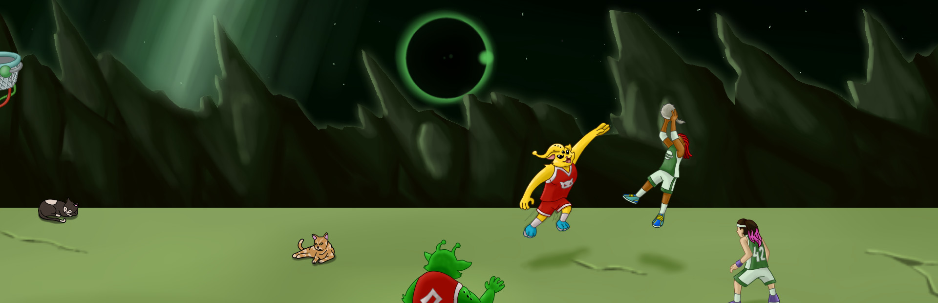 BasCatball Saturn: Basketball & Cat