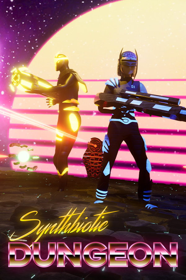 Steam portrait for Synthbiotic Dungeon.