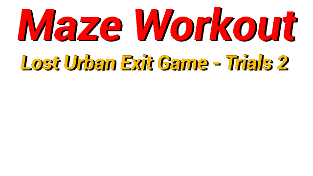 Maze Workout - Lost Urban Exit Game - Trials2 Logo