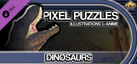 Pixel Puzzles Illustrations & Anime - Jigsaw Pack: Dinosaurs