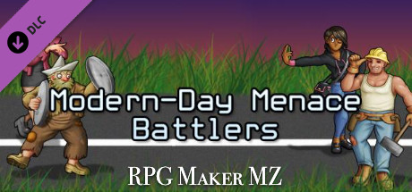 RPG Maker MZ - Modern Day Menace Battlers cover art