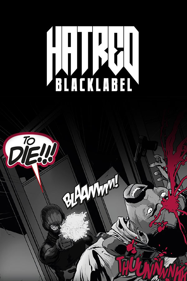 Steam portrait for Hatred : Black Label - comic book.