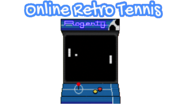 Online Retro Tennis Logo