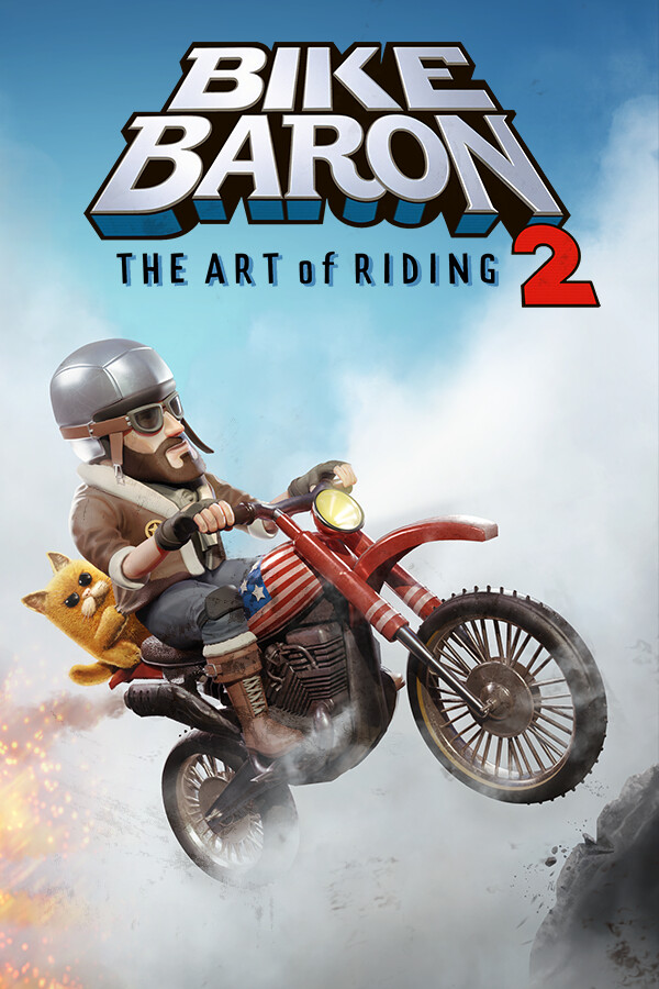 Steam portrait for Bike Baron 2: The Art of Riding.