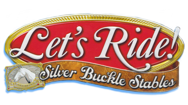 Let's Ride! Silver Buckle Stables Logo