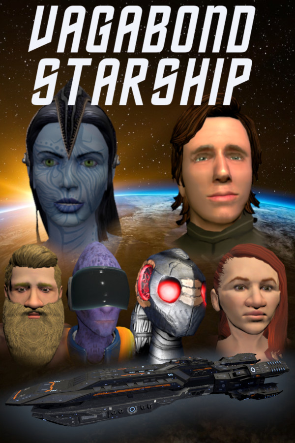 Steam portrait for Vagabond Starship.
