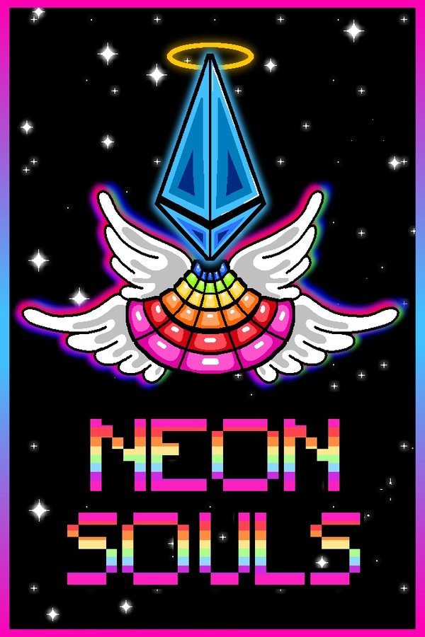 Steam portrait for Neon Souls.
