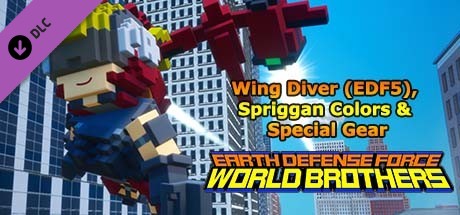 EARTH DEFENSE FORCE: WORLD BROTHERS - Wing Diver (EDF5), Spriggan Colors & Special Gear