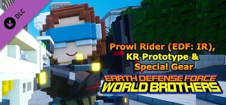 EARTH DEFENSE FORCE: WORLD BROTHERS - Prowl Rider (EDF: IR), KR Prototype & Special Gear cover art