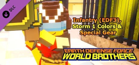 EARTH DEFENSE FORCE: WORLD BROTHERS - Infantry (EDF3), Storm 1 Colors & Special Gear