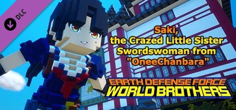 EARTH DEFENSE FORCE: WORLD BROTHERS - Saki, the Crazed Little Sister Swordswoman from 