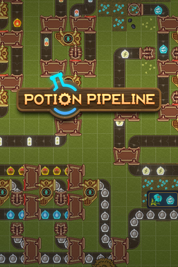 Steam portrait for Potion Pipeline.