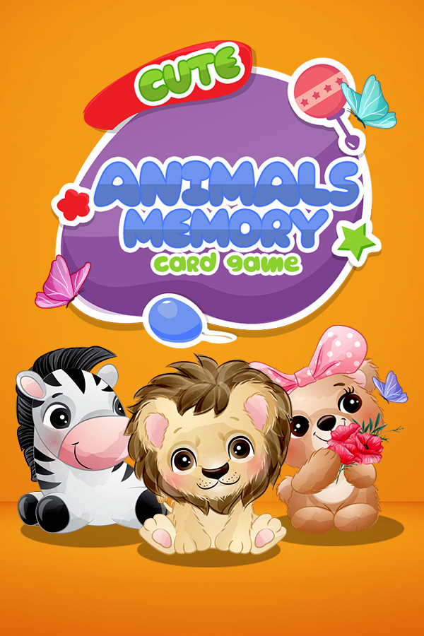 Steam portrait for Cute Animals Memory Card Game.