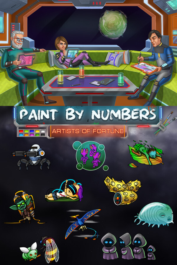 Steam portrait for Paint By Numbers.
