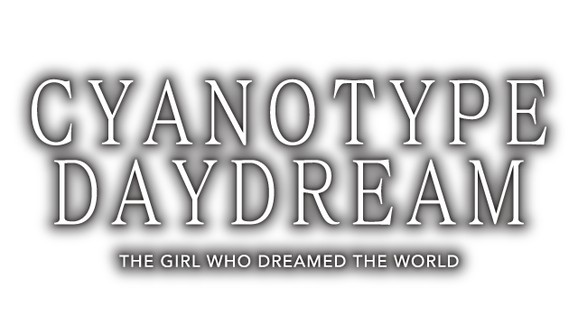 Cyanotype Daydream -The Girl Who Dreamed the World- Logo