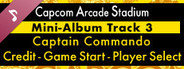 Capcom Arcade Stadium: Mini-Album Track 3 - Captain Commando - Credit - Game Start - Player Select