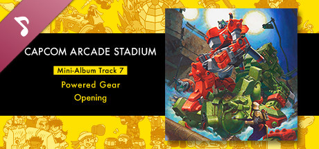 Capcom Arcade Stadium: Mini-Album Track 7 - Powered Gear - Opening cover art