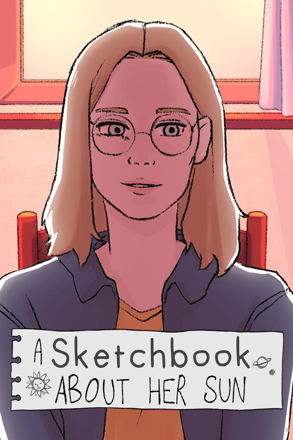 Steam portrait for A Sketchbook About Her Sun.