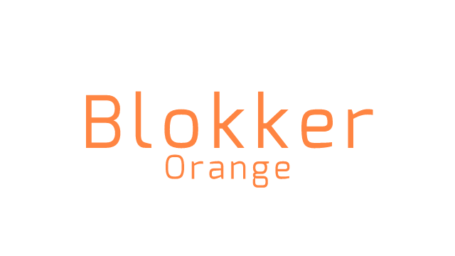 Blokker: Orange Logo