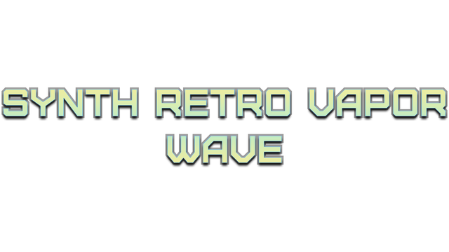 Synth Retro Vapor Wave Logo