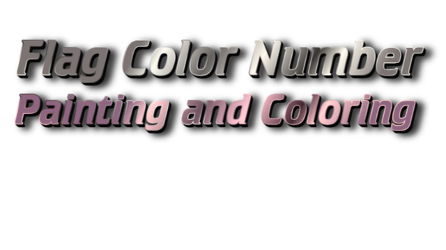 Flag Color Number - Painting and Coloring Logo