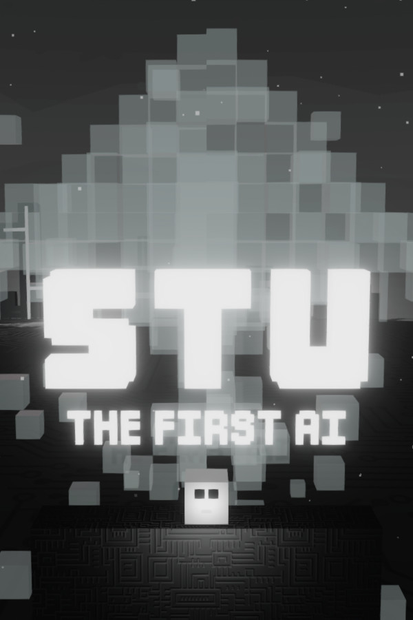 Steam portrait for STU, the First AI.