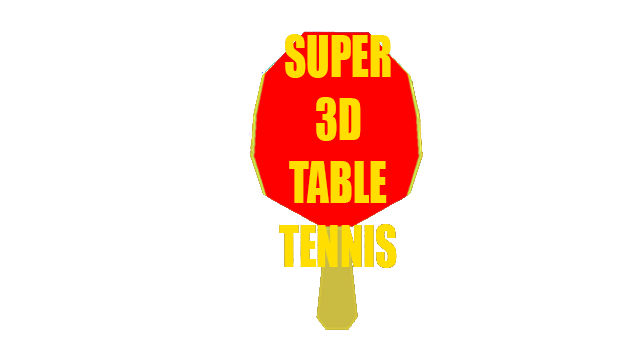 Super 3D Table Tennis Logo