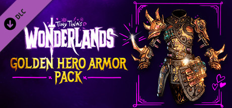 Tiny Tina's Wonderlands: Golden Hero Armor Pack cover art