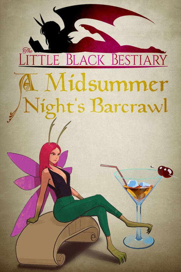 Steam portrait for The Little Black Bestiary: A Midsummer Night’s Barcrawl.