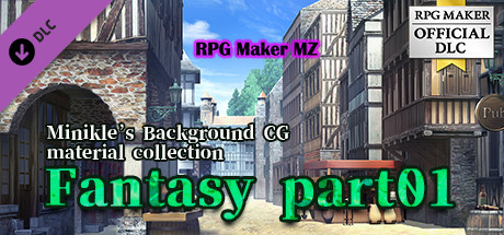 RPG Maker MZ - Minikle's Background CG Material Collection Fantasy part01 cover art