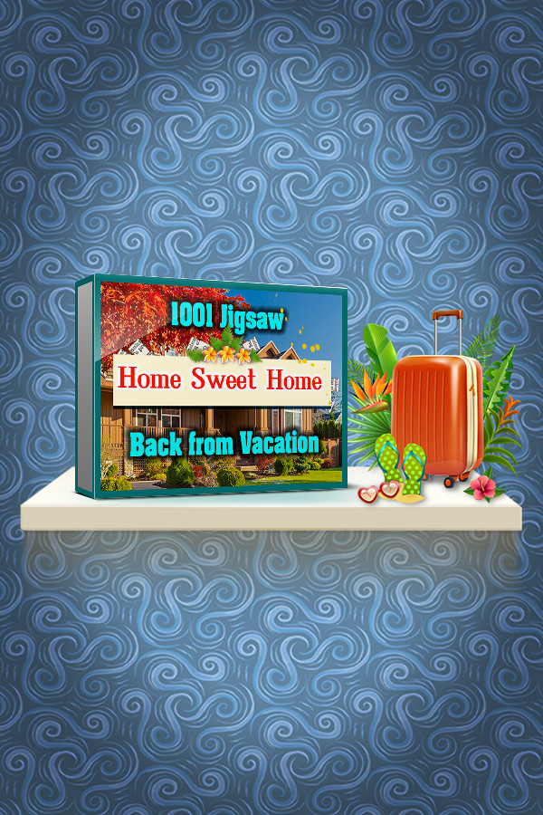 Steam portrait for 1001 Jigsaw. Home Sweet Home. Back from Vacation.