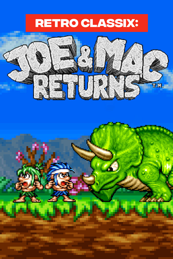 Steam portrait for Retro Classix: Joe & Mac Returns.