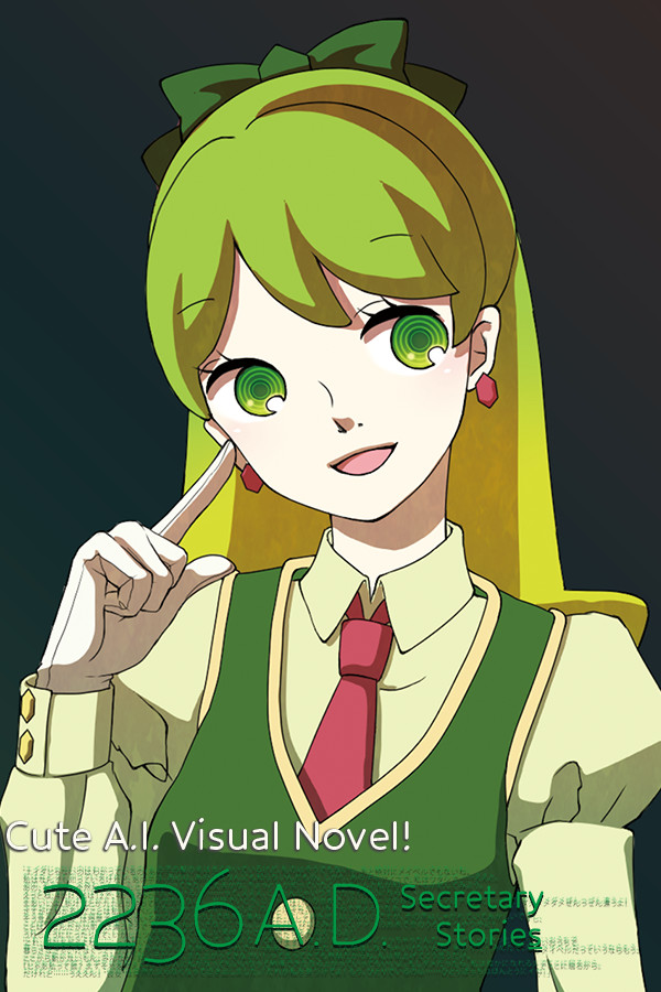 Steam portrait for 2236 A.D. Secretary Stories.