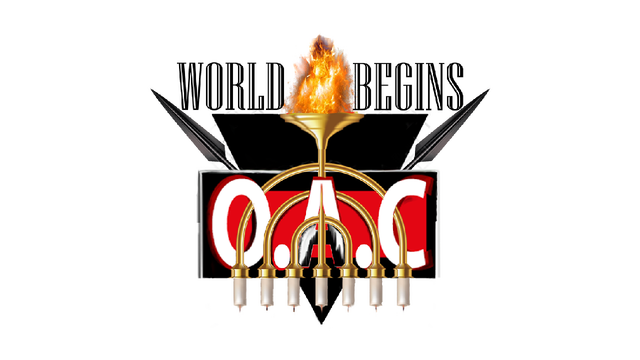 O.A.C - World Begins Logo