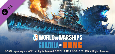 World of Warships × Godzilla vs. Kong: Team Godzilla cover art
