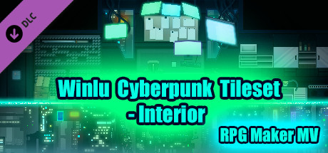 RPG Maker MV - Winlu Cyberpunk Tileset - Interior cover art
