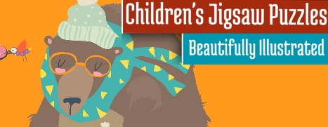 Children's Jigsaw Puzzles - Beautifully Illustrated Logo
