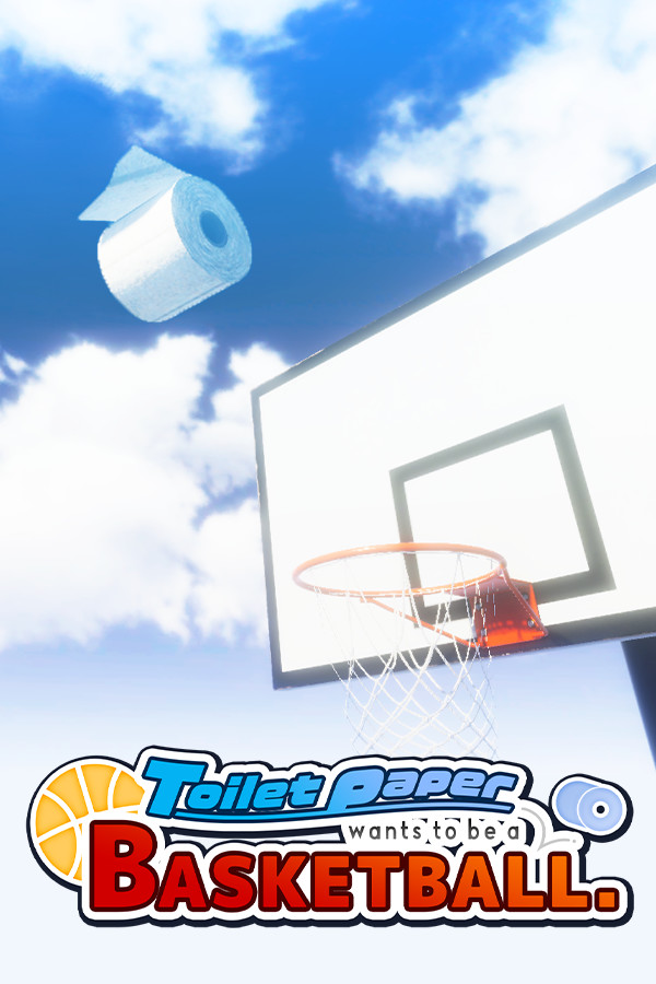 Steam portrait for Toilet paper wants to be a basketball.